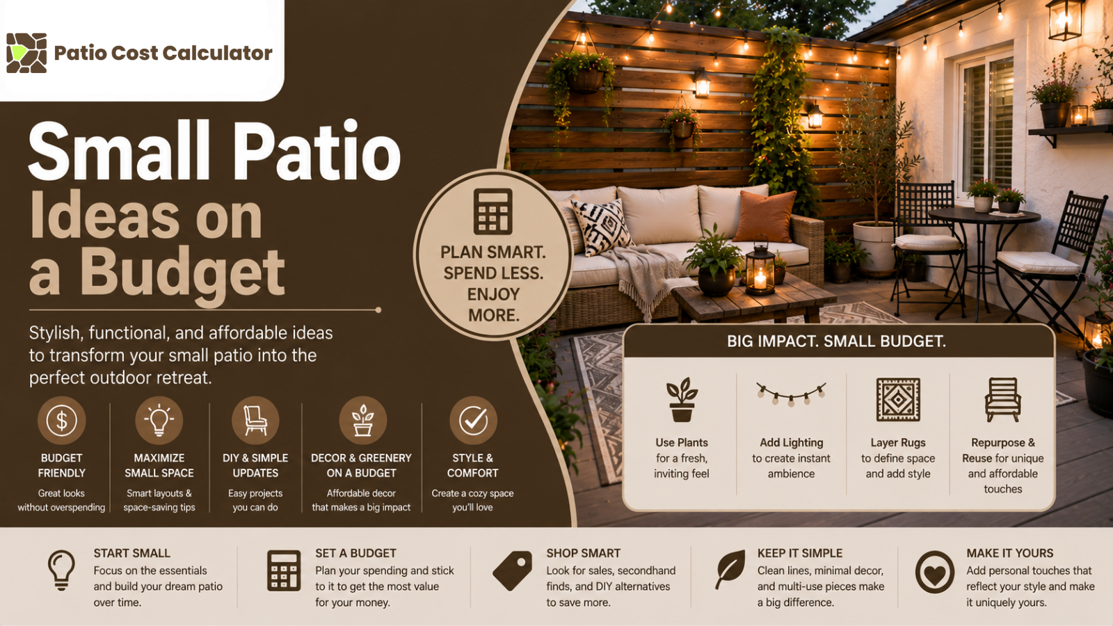 Small Patio Ideas on a Budget